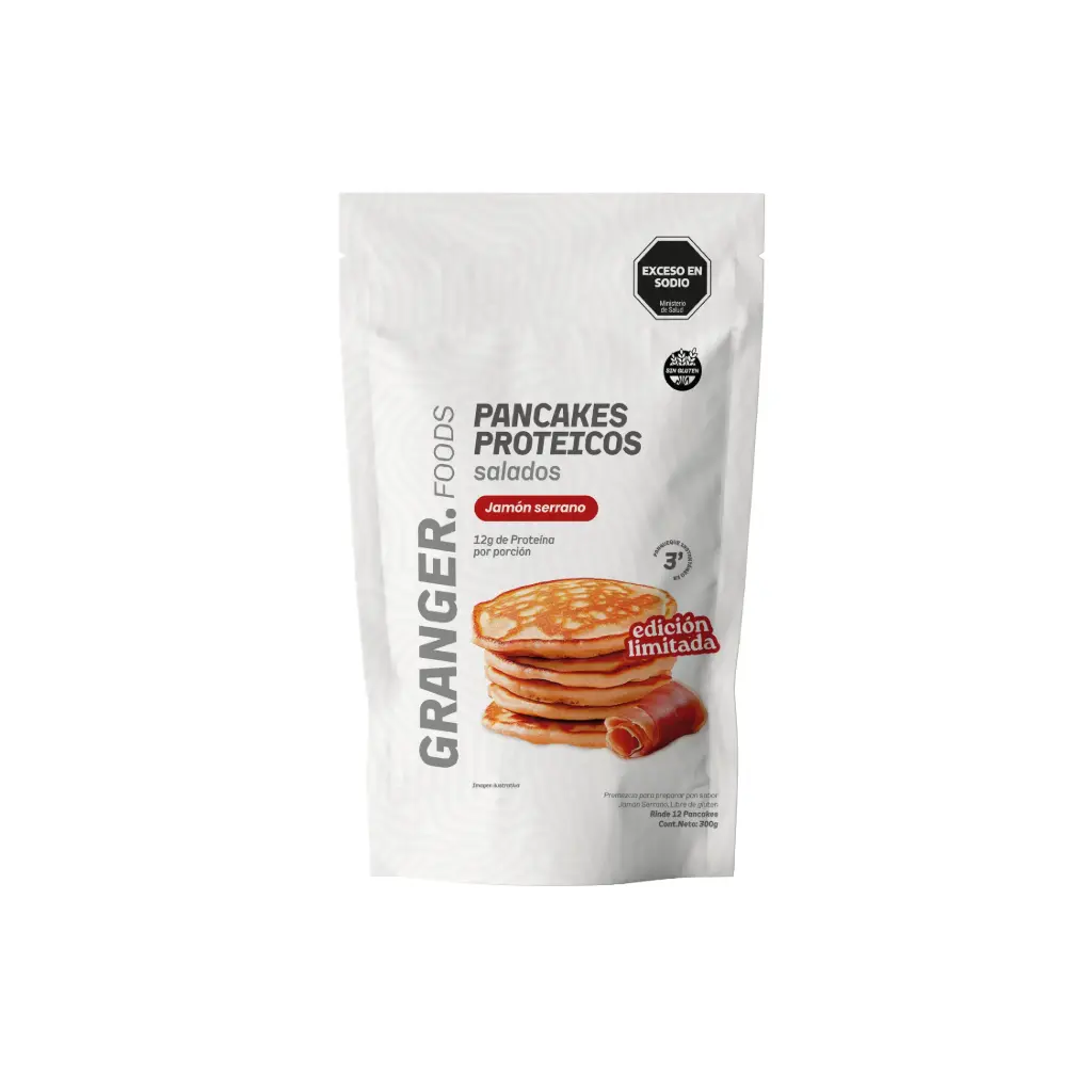 Pancakes Proteicos Jamón Serrano