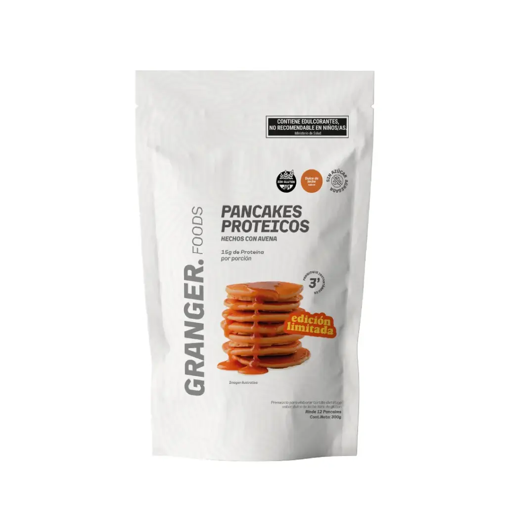 Pancakes Proteicos dulce de leche